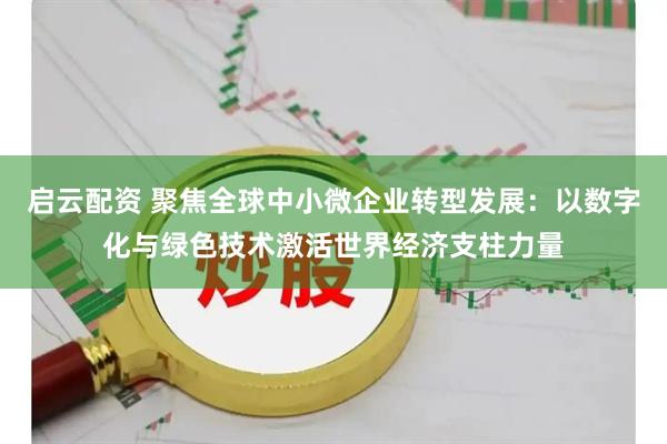 启云配资 聚焦全球中小微企业转型发展：以数字化与绿色技术激活世界经济支柱力量