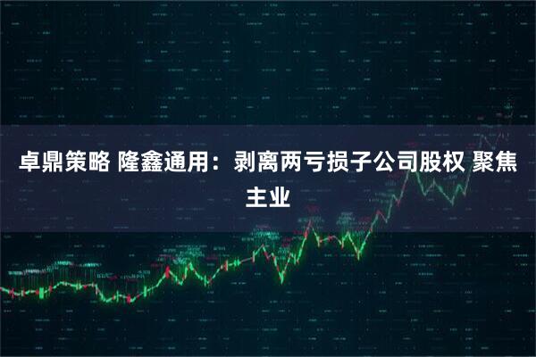 卓鼎策略 隆鑫通用：剥离两亏损子公司股权 聚焦主业