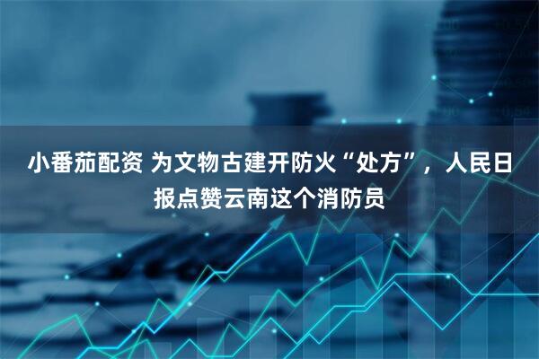 小番茄配资 为文物古建开防火“处方”，人民日报点赞云南这个消防员